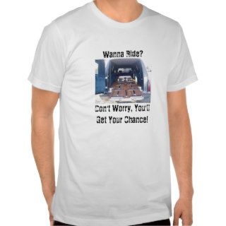 Wanna Ride, Funeral Hearse American Apparel T Sh Shirt
