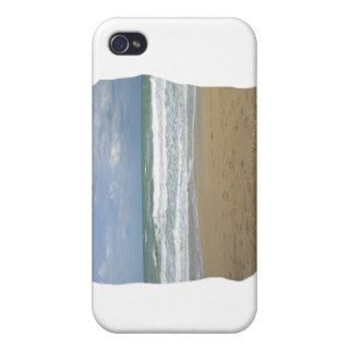 Ocean Sand Sky Faded background squared iPhone 4 Cases