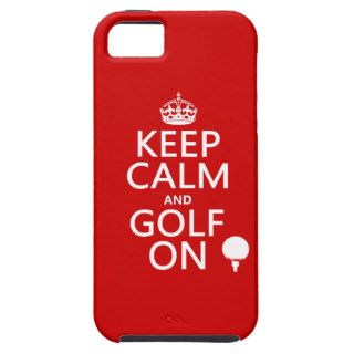 Keep Calm and Golf On   available in all colors iPhone 5 Case