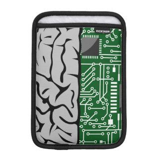 Thinking Binary Hi Tech Human Brain  iPad Sleeve