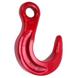 Campbell C 504 Grade 80 System 8 Cam Alloy Foundry Hook, Painted Red, 1" Trade, 11.56" Inside Length, 47700 lbs Working Load Limit Pulling And Lifting Slip Hooks