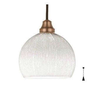 WAC Lighting HM1 F4 488WT/DB Park Slope Line Voltage Flexrail1 Pendant, White Shade with Dark Bronze Socket and Flexrail1 Adapter   Track Lighting Pendants  