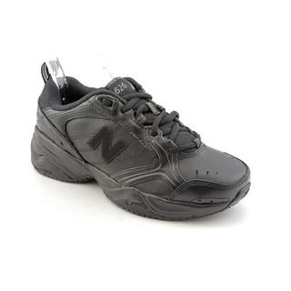 New Balance Women's 'WX626' Black Leather Athletic Shoes   Wide New Balance Sneakers