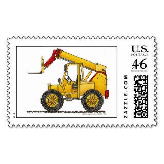 Articulating Boom Lift Construction Stamps