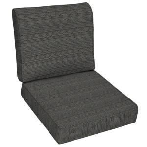 Hampton Bay Bentley Texture Outdoor Deep Seat Cushion Set DISCONTINUED NB73820X 9D1