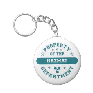 Property of the Hazmat Department Keychain