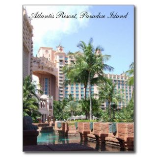 Atlantis Resort Paradise Island Bahamas Tropical Post Card