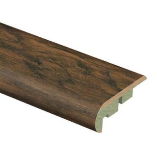 Zamma Saratoga Hickory 3/4 in. Thick x 2 1/8 in. Wide x 94 in. Length Laminate Stair Nose Molding 013541608
