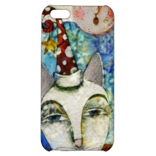 The Cat With The Festive Hat iPhone4/4SCase Case For iPhone 5C
