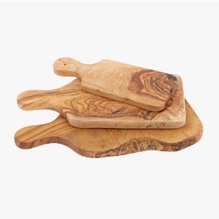 Handmade Olive Wood Serving or Cutting Board Set Kitchen & Dining