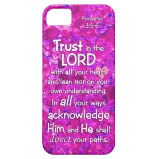 Proverbs 35 6 Trust in the Lord Bible Verse Quote iPhone 5 Covers