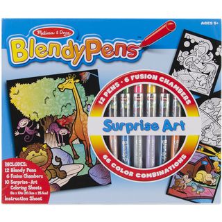 Blendy Pens Surprise Art Kit  Melissa & Doug Markers & Paint