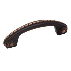 Amerock 3 in. Aged Bronze Scroll Pull in Oil Rubbed Bronze Finish BP53470ORB