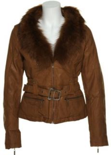 COSTA BLANCA Deep V Fur Collar Jacket [ZHQAW506CB]