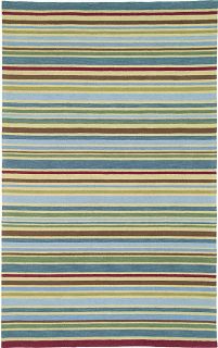 Hand hooked Tidal Stripe Wool Rug (2'3 x 7'10) Runner Rugs