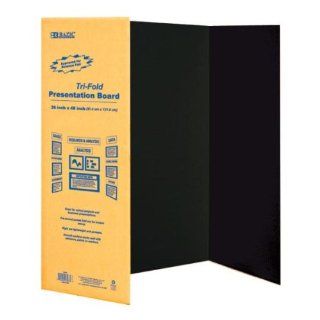36" X 48" Black Tri Fold Corrugated Board Case Pack 24  Players & Accessories