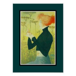 Vintage Poster Famous Artists Sarah Bernhardt