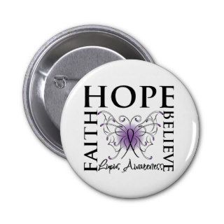 Hope Believe Faith   Lupus Button