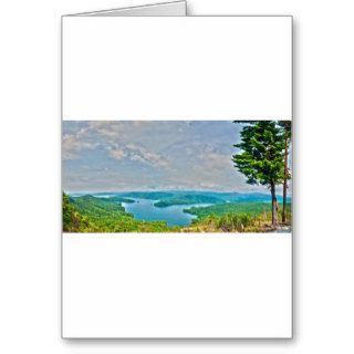 nature around lake jocassee greeting card