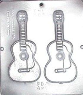 Guitar Chocolate Candy Mold Kitchen & Dining