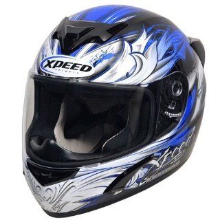Xpeed Helmet XP 509 Valor Helmet (Blue, Medium) Automotive