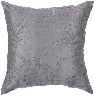 Candice Olson by Surya BCO 509 Machine Made 100% Polyester Slate Blue 18" x 18" Decorative Pillow   Throw Pillows