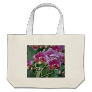 Elegant Pink Orchid Wishes Canvas Bag