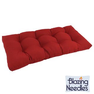 Twill Settee/Bench Cushion Blazing Needles Chair Pads