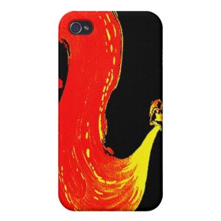 iPhone 4 Case Vintage circus fire breathing act ad