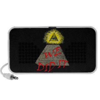 we did it (illuminati) portable speaker