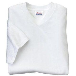 NEW Hanes Heavyweight   100% Cotton T Shirt White XL Clothing