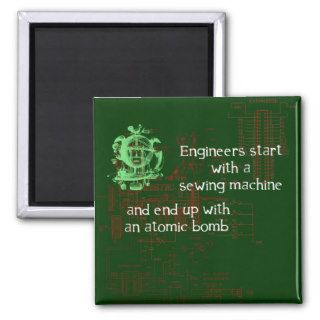 Funny Engineer Quote Magnet