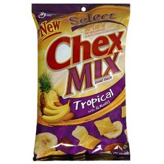 Chex Snack Mix Select, Tropical With Almonds, 7.5 Ounce Bags (Pack of 12)  Snack Food  Grocery & Gourmet Food