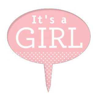 It's a Girl  Baby Shower Cake Topper