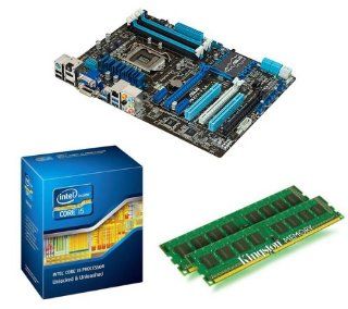 Upgrade Kit Asus P8Z77 V LX Motherboard, Intel Core i7 3770 3.4 GHz CPU + Kingston KVR1333D3N9K2/8G 2 x 4 GB PC Memory Modules Computers & Accessories