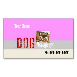 Dog / Pet Walker Sitter Groomer Etc Business Card Template