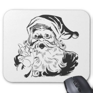 Santa Claus Illustration Mouse Mat