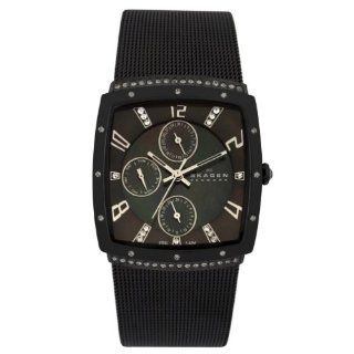 Skagen Women's 496SBBM Steel Black Mesh Watch Watches