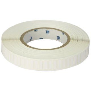 Brady THT 47 497 10 0.65" Width x 0.2" Height, 0.85" Web Width, B 497 Low Profile Polyimide, Matte Finish White Thermal Transfer Printable Label (10000 per Roll)