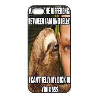 Designyourown Sloth Tumblr Case For Iphone 5 TPU Case Cover the Back and Corners Fast Delivery SKUiphone5 920849 Cell Phones & Accessories