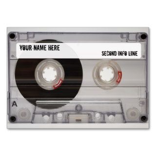DJ Cassette Tape Mixtape Business Card Templates