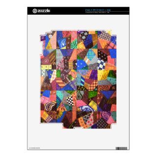 Crazy Quilt Patchwork Quilt Abstract Art Geometric Decals For The iPad 2