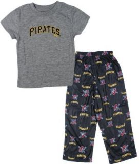 MLB Pittsburgh Pirates Toddler 2 piece Sleepwear Pants and Shirt Novelty Pajama Sets Clothing