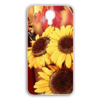 Beautiful Case for Samsung Galaxy S4 Back Cover with Special Beautiful Pictures September 1 World Day of Knowledge sunflower Cell Phones & Accessories