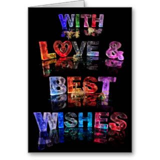 With Love and Best Wishes Card