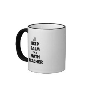 Keep calm I'm a math teacher Mug