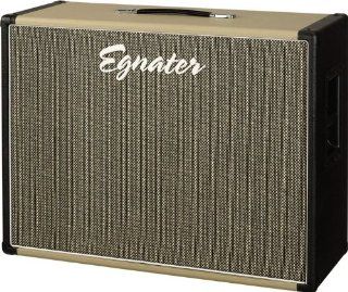 Egnater Tourmaster 212X 2x12 Guitar Extension Cabinet Black And Beige Musical Instruments