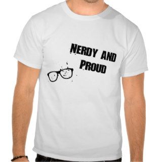 Nerdy and Proud Men's T Shirt