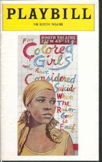 For Colored GirlsPlaybill 3/1977 Tarzana Beverley Laurie Carlos Rise Collins Entertainment Collectibles