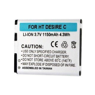 HTC Desire C Cell Phone Battery (Li Ion 3.7V 1150 mAh) Rechargable Battery   Replacement For HTC 35H00193 00M Cellphone Battery Cell Phones & Accessories